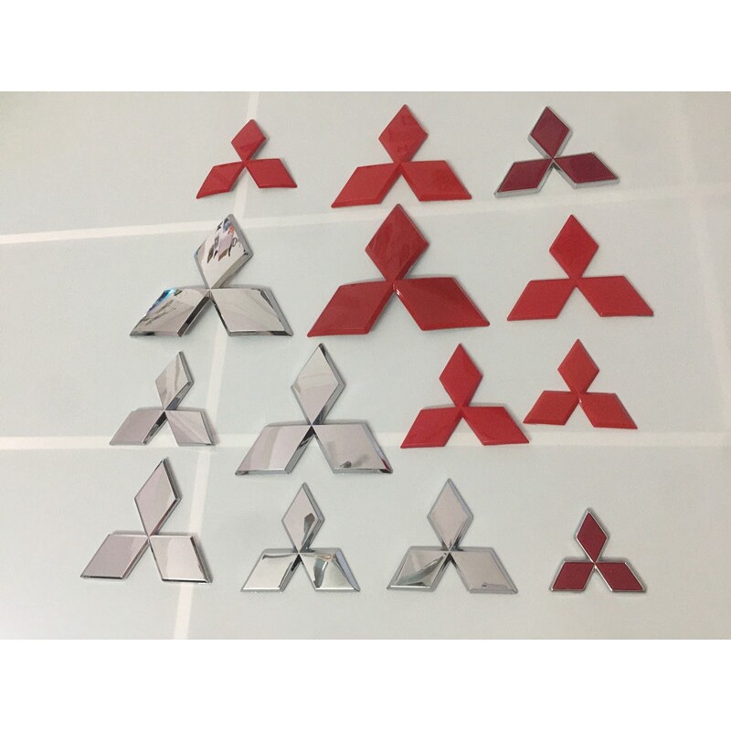 Logo Dán Trang Trí Xe Hơi Mitsubishi Pajero V73 Lancer EX Outlander ASX