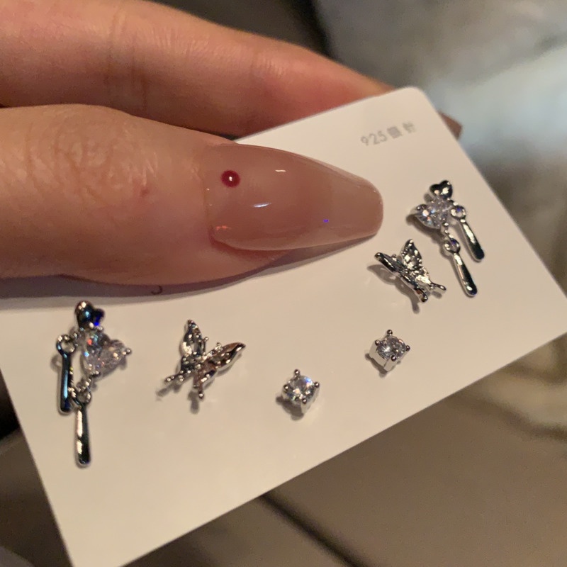 Bông Tai Hình Bướm Phong Cách Hàn Quốc Thời Trang Cho Nữ