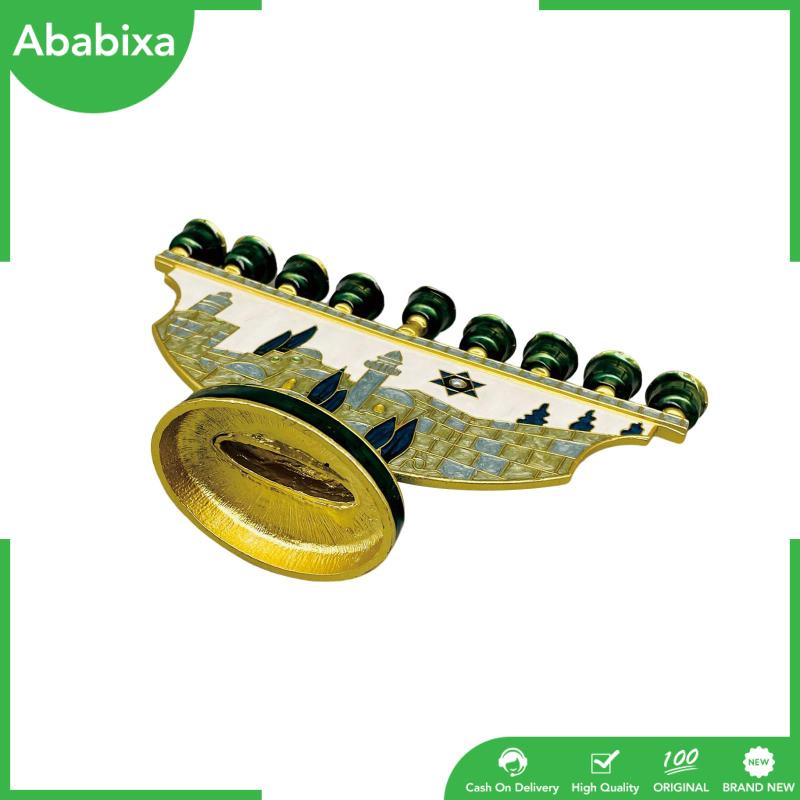 [Ababixa] Giá Đỡ Đèn Cầy Menorah 9 Nhánh Trang Trí Nhà Cửa Phòng Ăn Tối / Nông Trại