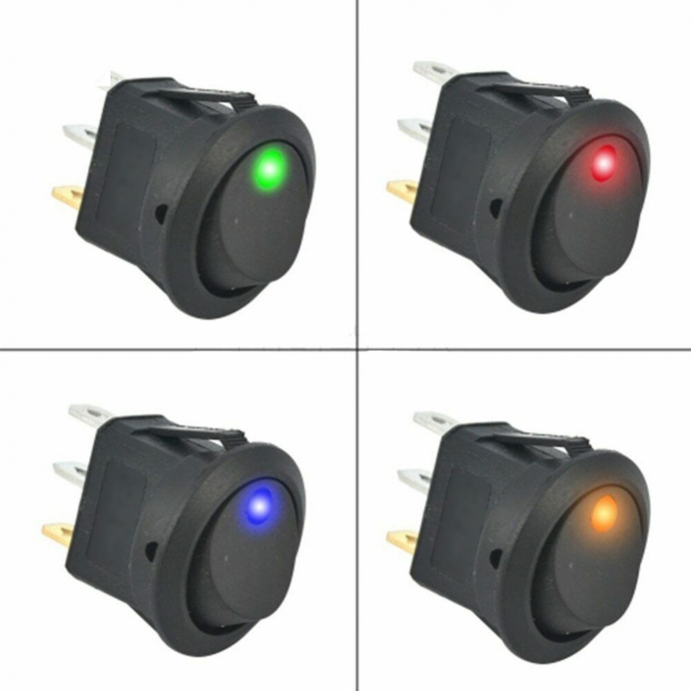 Công Tắc Bật / Tắt Đèn LED Hình Tròn