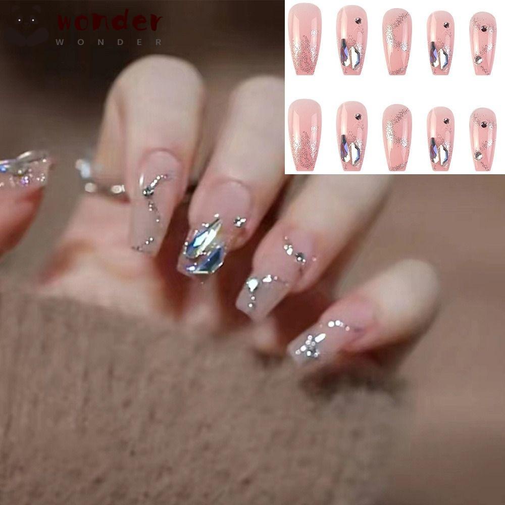 Bộ Móng Tay Giả Che Phủ Toàn Diện Có Thể Tháo Rời DIY