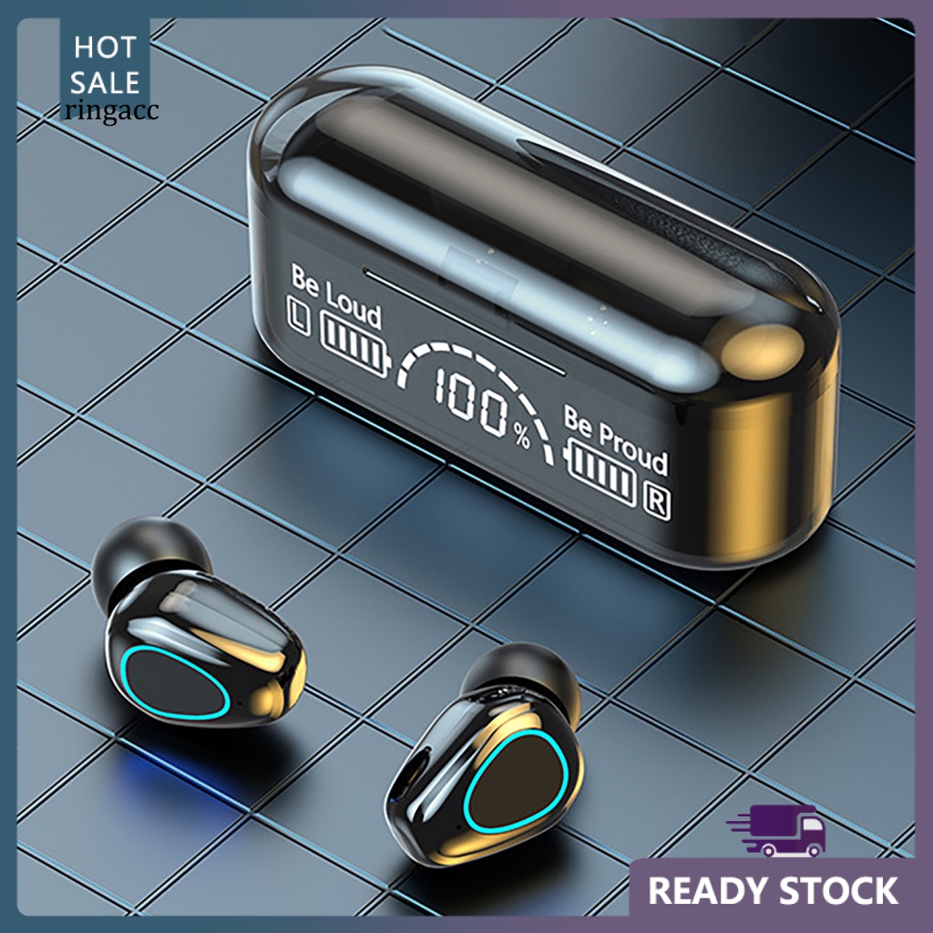 Tai Nghe Bluetooth Không Dây RGA G35B IPX5 Chống Nước Giảm Tiếng Ồn Màn Hình LED Kỹ Thuật Số