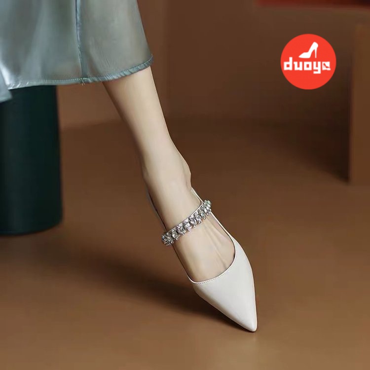 Giày Búp Bê Mũi Nhọn Đế Mềm Thời Trang Xuân Thu 2022 Cho Nữ