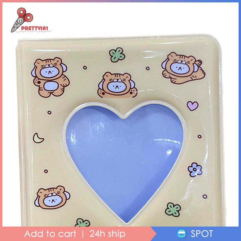 [Prettyia1] Giá Đỡ Album Ảnh 3 inch Hình Trái Tim Tình Yêu