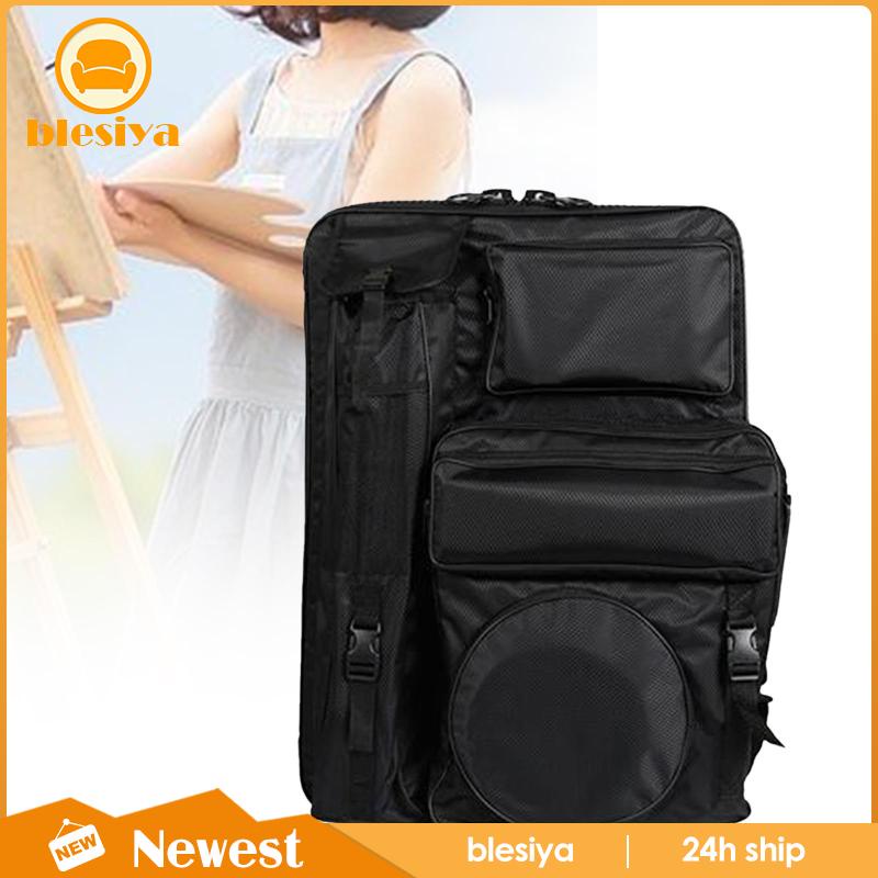 [Blesiya] Túi Đựng Bảng Màu Đen Trưng Bày Và Màn Hình Nghệ Thuật