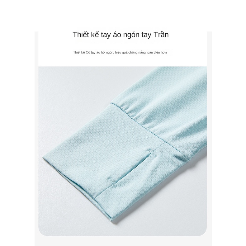 Áo Khoác Chống Nắng Upf50 + Bằng Lụa Lạnh Gọn Nhẹ Chống Tia Cực Tím Thời Trang Mùa Hè Hàng Mới Dành