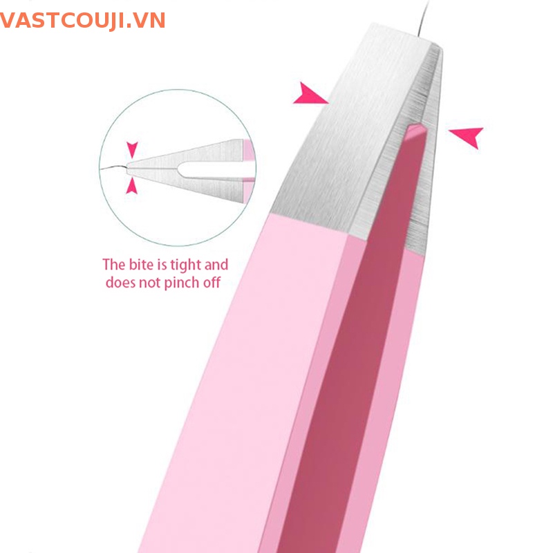 Nhíp Nhổ Lông Mày Bằng Thép Không Gỉ 3 Trong 1 Tiện Dụng