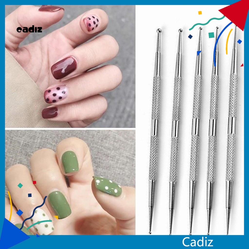 Set 5 Mũi Khoan Hai Đầu Dùng Trang Trí Móng Nghệ Thuật