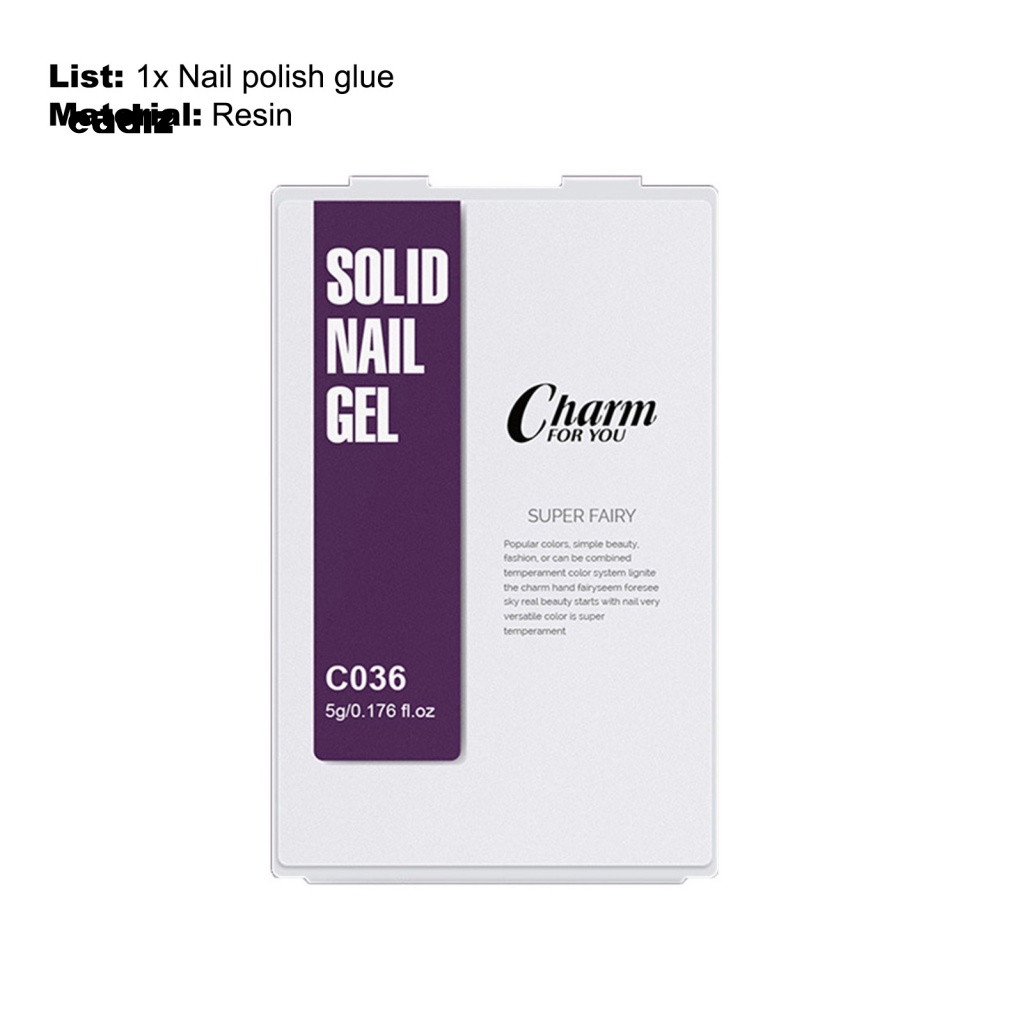 Bảng Màu Trang Trí Móng Nghệ Thuật 5g Màu Trơn Xinh Xắn