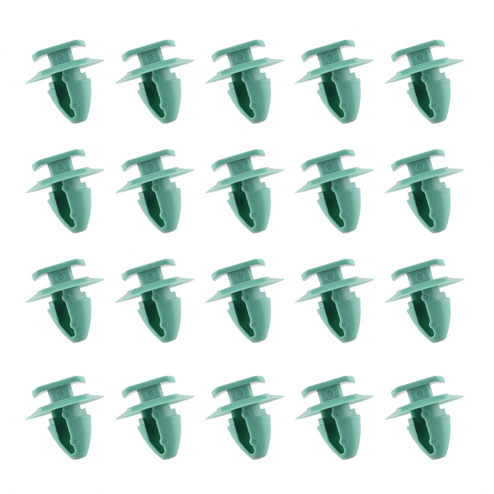 FENDER Set 20 Kẹp Cố Định Tấm Chắn Bùn Bánh Xe Màu Xanh Lá Siêu Bền Tiện Dụng Cho Jeep