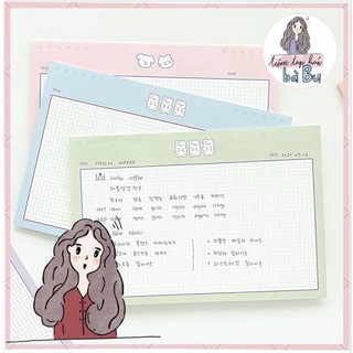 Giấy take note hoặc refill size B5 dễ thương (pixel collection) có ảnh thật
