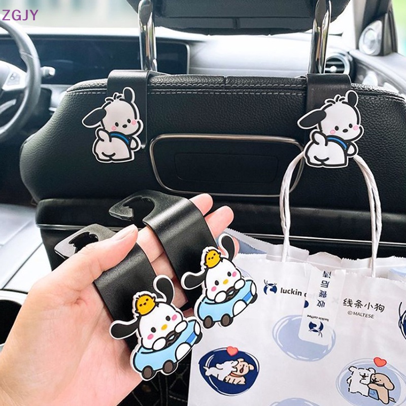 Set 2 Móc Treo Đồ Gắn Ghế Ngồi Xe Hơi Trang Trí Nội Thất Hình Động Vật Dễ Thương Mới