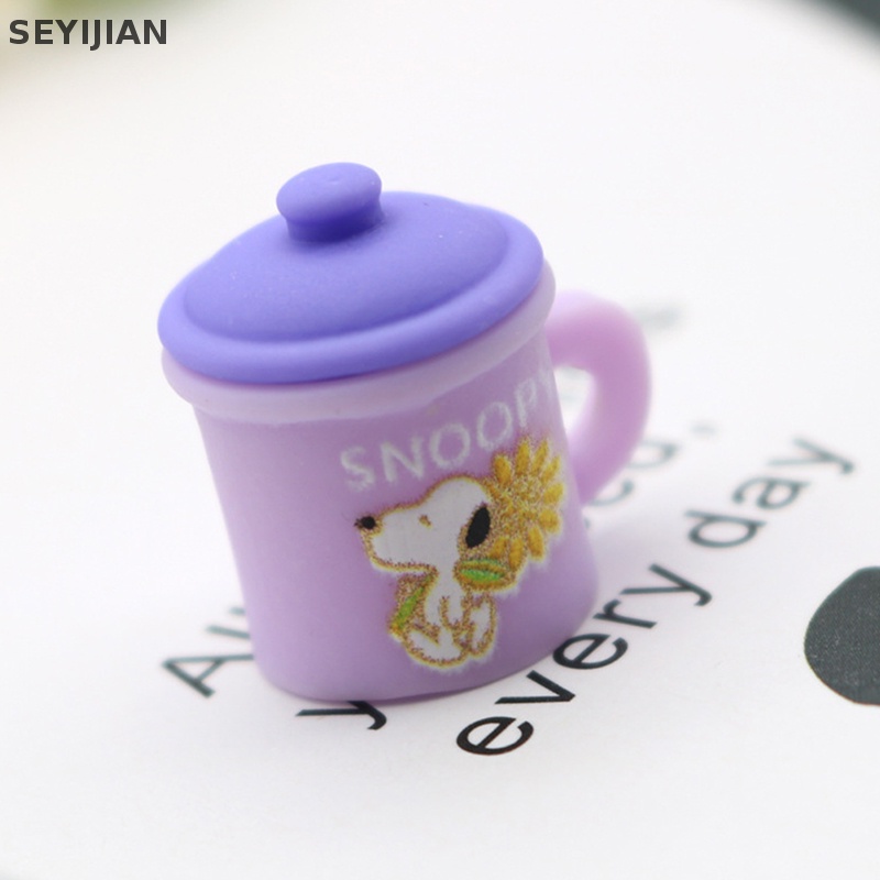 Sey 1 Mô Hình Ấm Trà mini Trang Trí Nhà Búp Bê