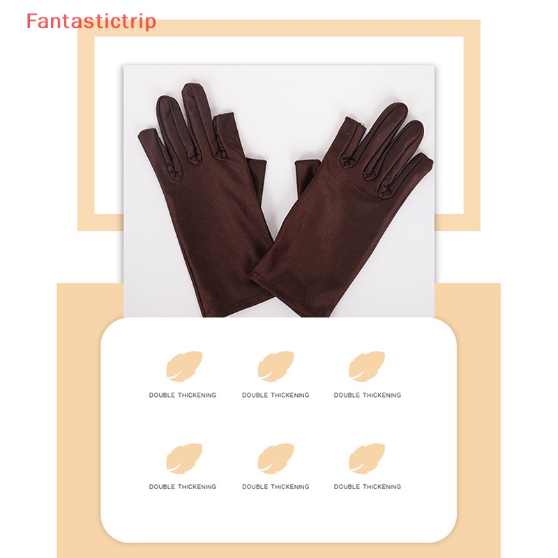 1 Cặp Găng Tay Bảo Vệ Móng Chống Tia Uv Có Đèn Led Mới