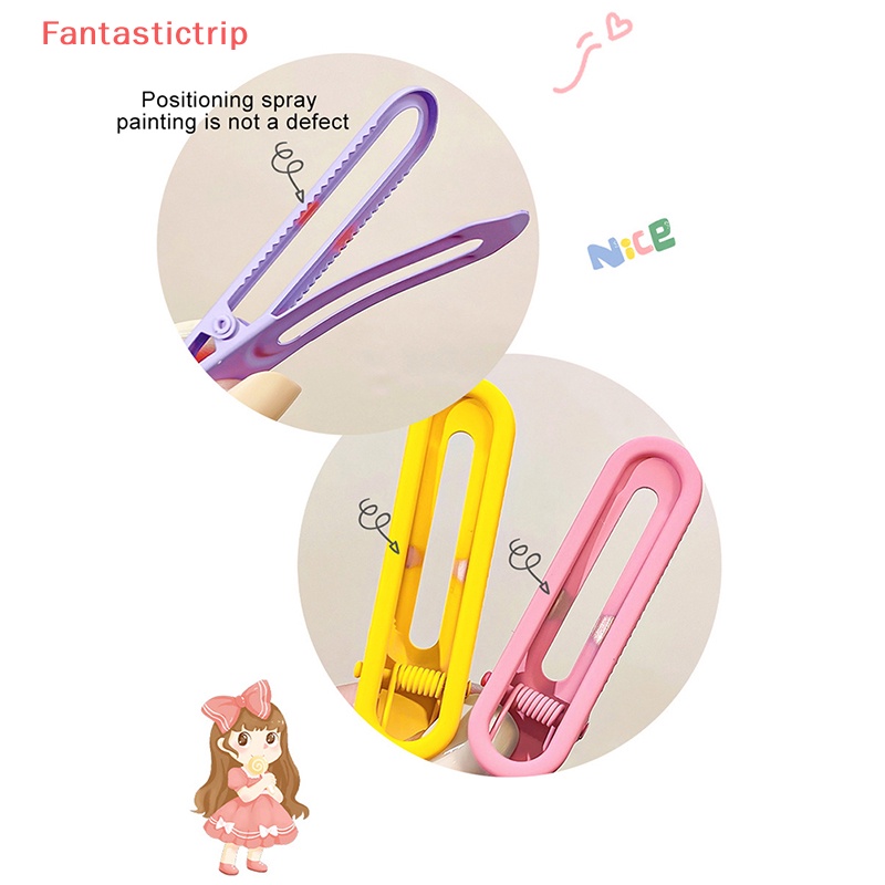 Set 3 Kẹp Tóc Kim Loại Màu Kẹo Ngọt Thiết Kế Mới