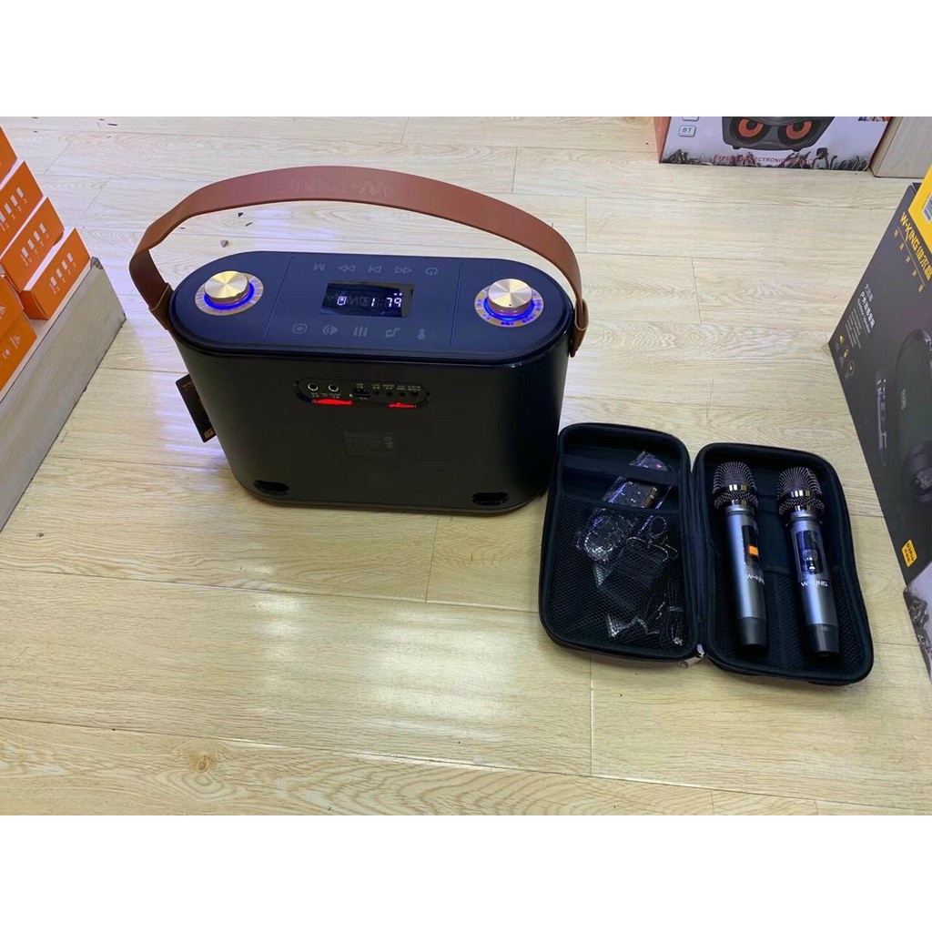 Loa Karaoke Xách Tay W-King T10/H10/– Công Suất 120W tặng kèm 2 míc/H10S