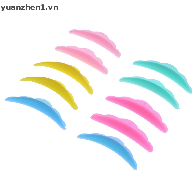 Set 6 Cặp Đệm Silicone Hỗ Trợ Nâng Lông Mi Tiện Dụng