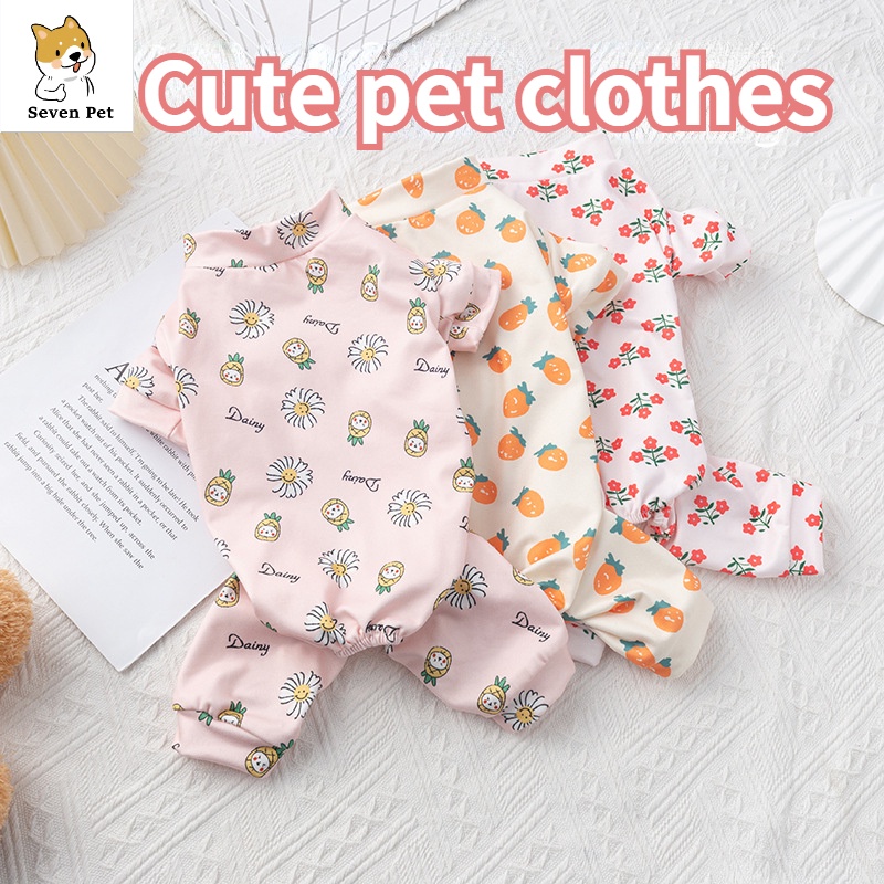 Bộ Đồ Ngủ Liền Thân 12 Màu Dễ Thương Dành Cho Cún Cưng Shih Tzu