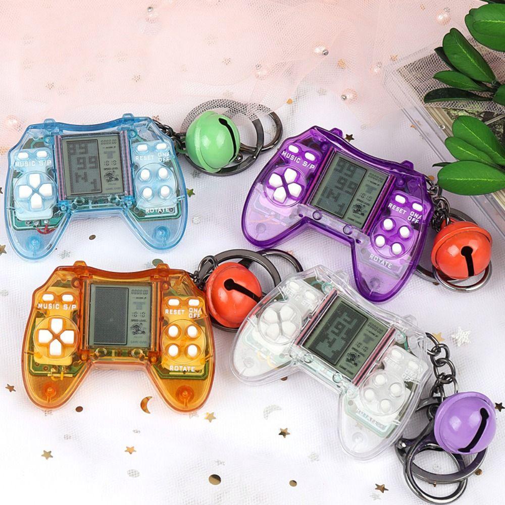 1 Móc Khóa Hình Máy Chơi Game Cầm Tay MALCOLM Trong Suốt Vui Nhộn Dùng Làm Quà Tặng Sinh Nhật