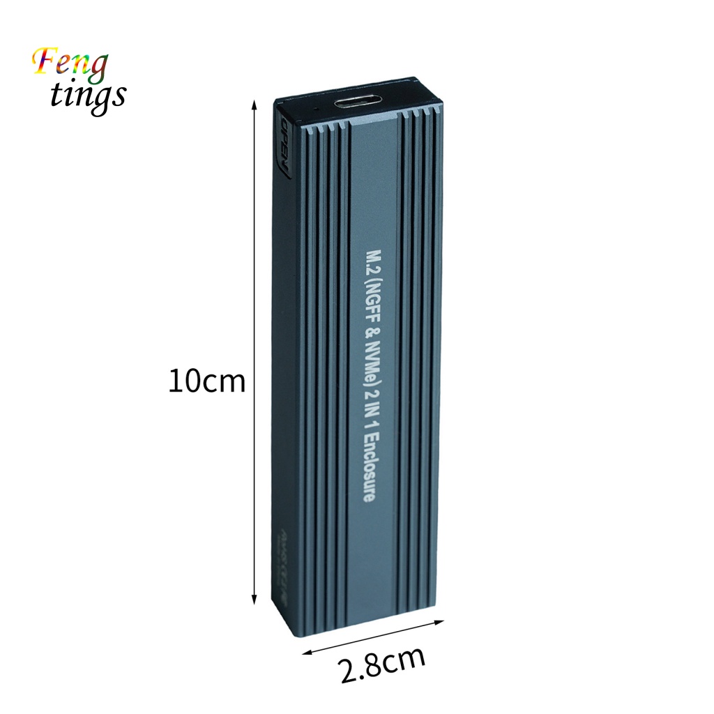 Hộp Đựng Ổ Cứng Ngoài SSD Tốc Độ Cao Đa Năng M.2 NVME / SATA USB3.0