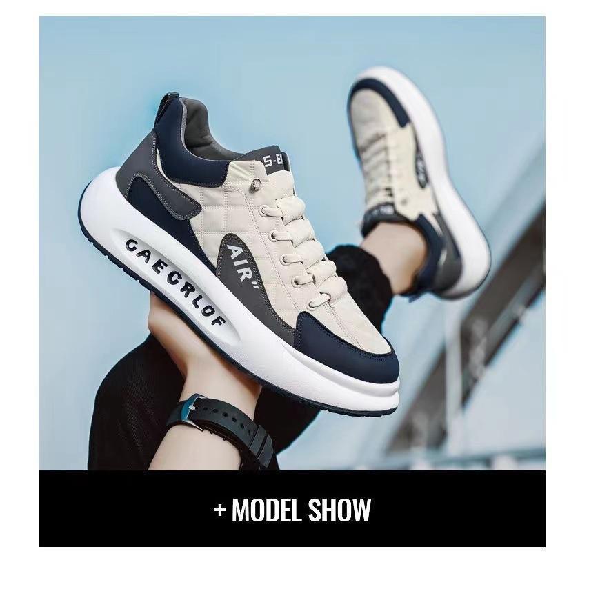 Giày Nam Sneaker Mẫu Hot Trend 2023 Kiểu Dáng Thời Trang Cá Tính Đế Bánh Mỳ Cực Chất