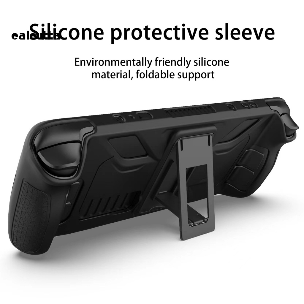 Vỏ Bọc Máy Chơi Game Cầm Tay Bằng Silicon Chống Trầy Chống Trượt Có Giá Đỡ Có Thể Gập Lại