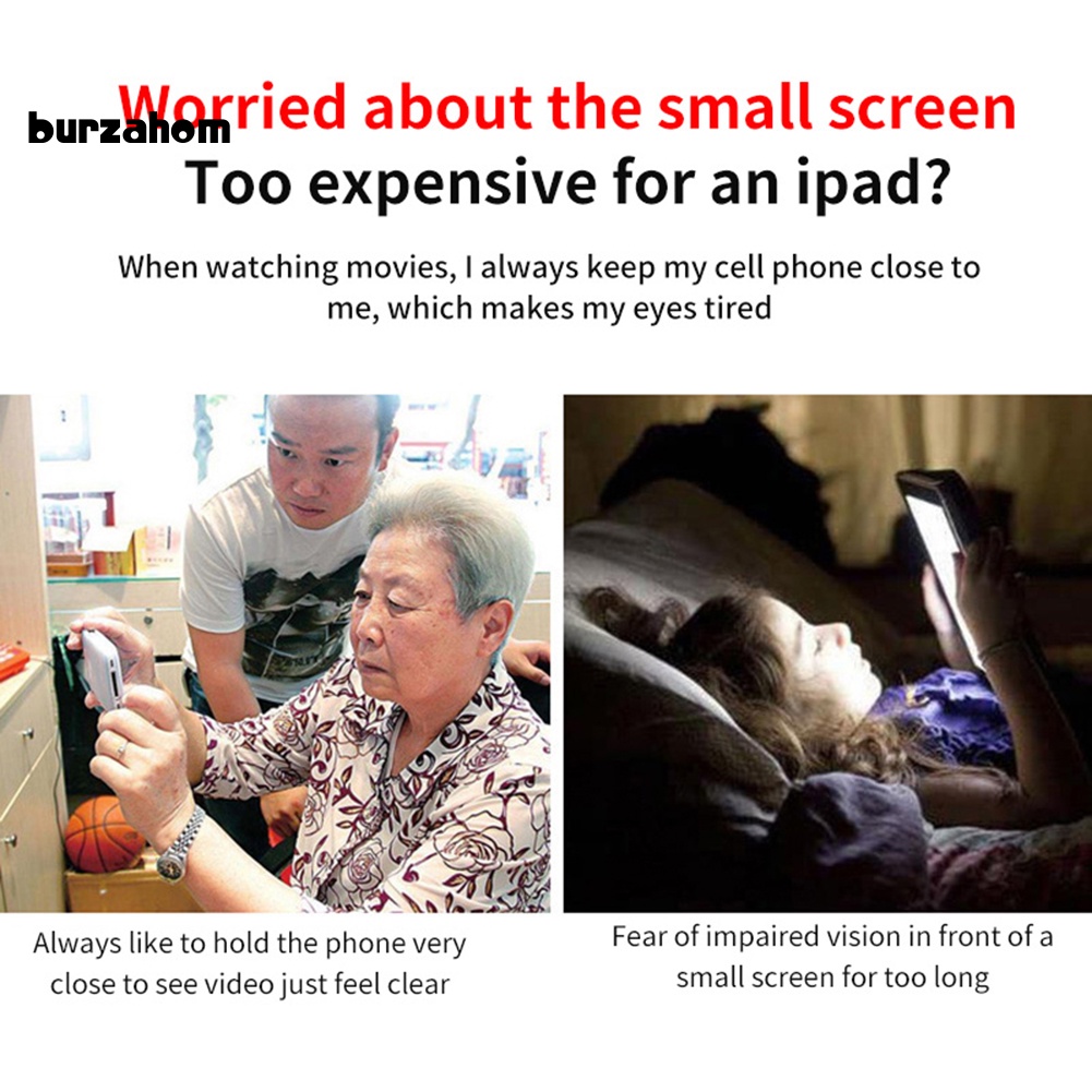 Giá Đỡ Phóng To Màn Hình 3D 8inch Có Thể Gấp Gọn Tiện Dụng