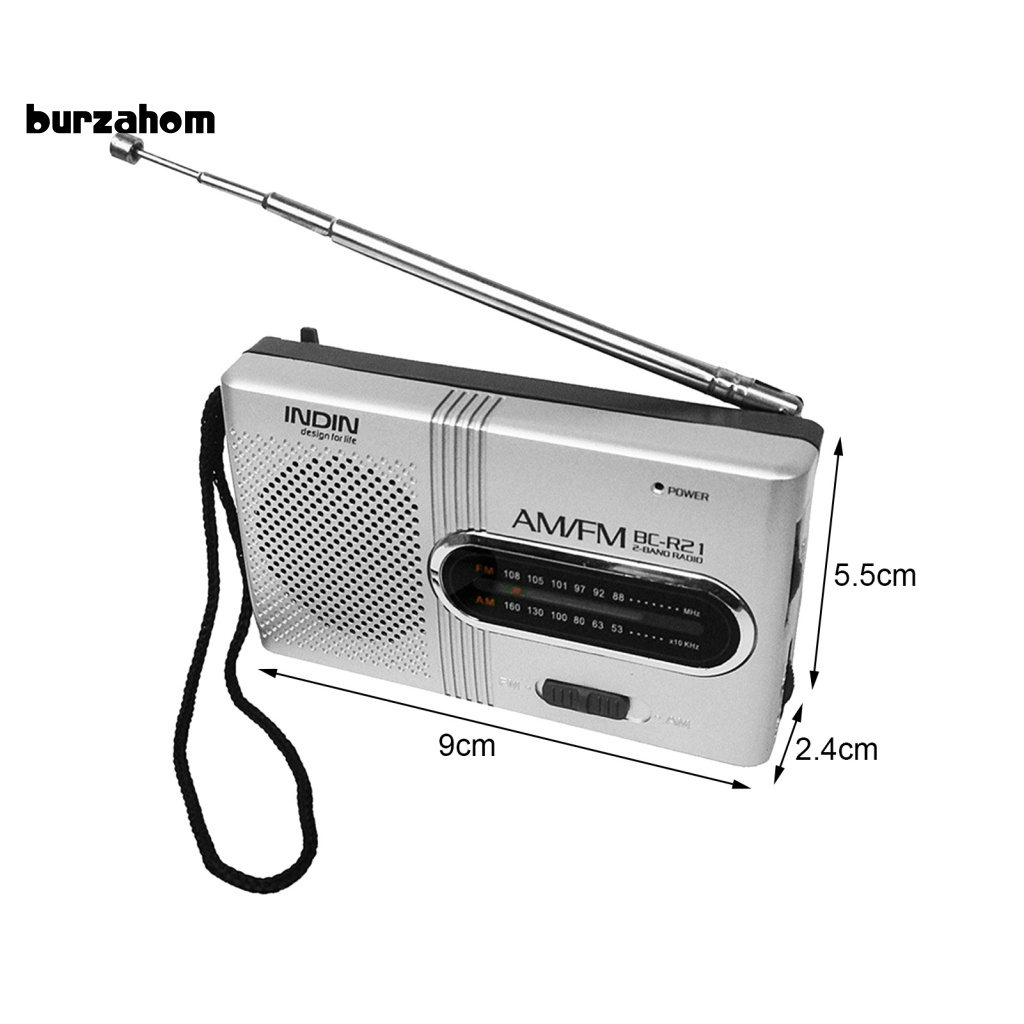 Radio Đa Năng Bur BC-R21 Cho Người Lớn Tuổi
