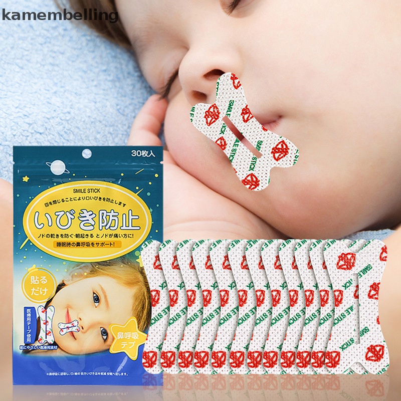 Kamembelling Miếng Dán Mũi Chống Ngáy Khi Ngủ Nhẹ Nhàng Thoáng Khí Tốt