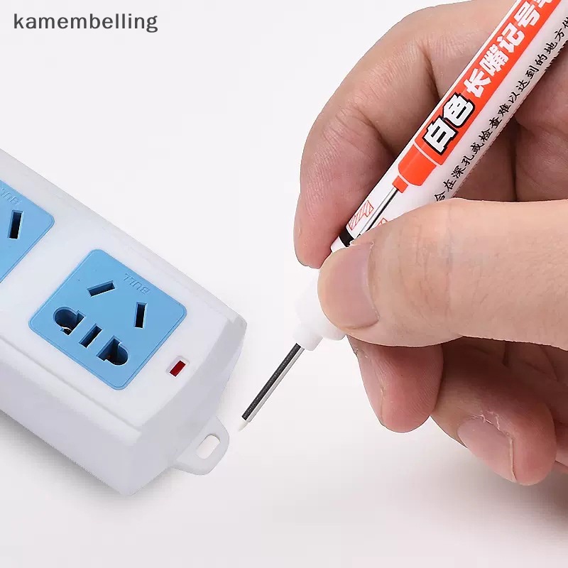 Bút Đánh Dấu Mực Trắng Hai Đầu Dài 20MM Đa Năng Dùng Trang Trí / Làm Đồ Gỗ / Nhà Tắm
