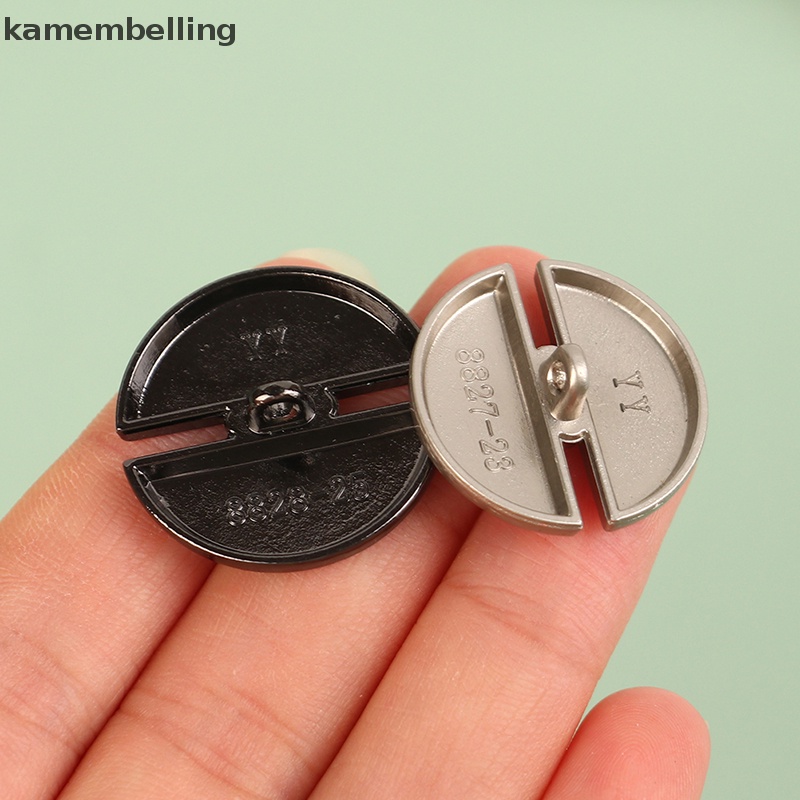 Set 5 Nút Tròn 20mm / 23mm / 25mm / 30mm Đính Đá Thời Trang