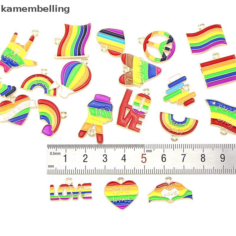 Set 20 Phụ Kiện Làm Trang Sức Hình Trái Tim Xinh Xắn