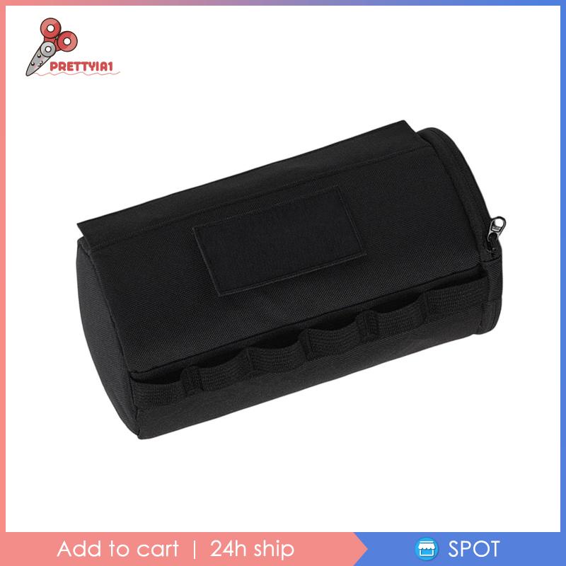 [Prettyia1] Hộp Đựng Cuộn Giấy Vệ Sinh Màu Đen Bền Bỉ Dùng Khi Đi Dã Ngoại / Câu Cá