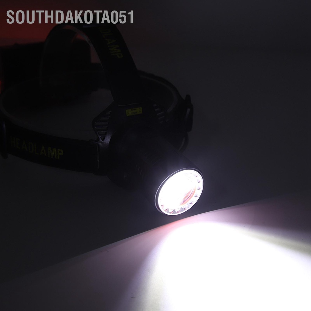 Southdakota051 Đèn Pha Ngoài Trời Sạc USB Chống Trượt Thoáng Khí Đàn Hồi Có Thể Điều Chỉnh IPX5 Nước Cho Cắm Trại