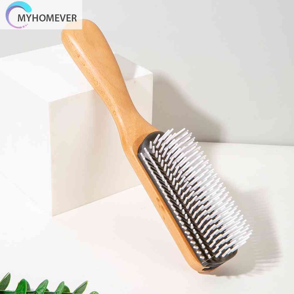 Lược Chải Tóc Mát Xa Da Đầu Chống Trượt Trọng Lượng Nhẹ Với Tay Cầm Bằng