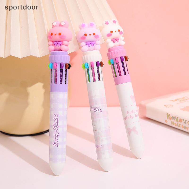 Bút Gel Ngòi 0.5mm Hình Thỏ Hoạt Hình Cho Học Sinh Trung Tính