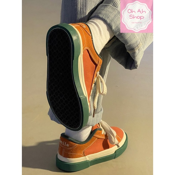 🍓  Giày Nữ Đi Học Giày Vải Trắng Đế Navy Hàng Loại 1