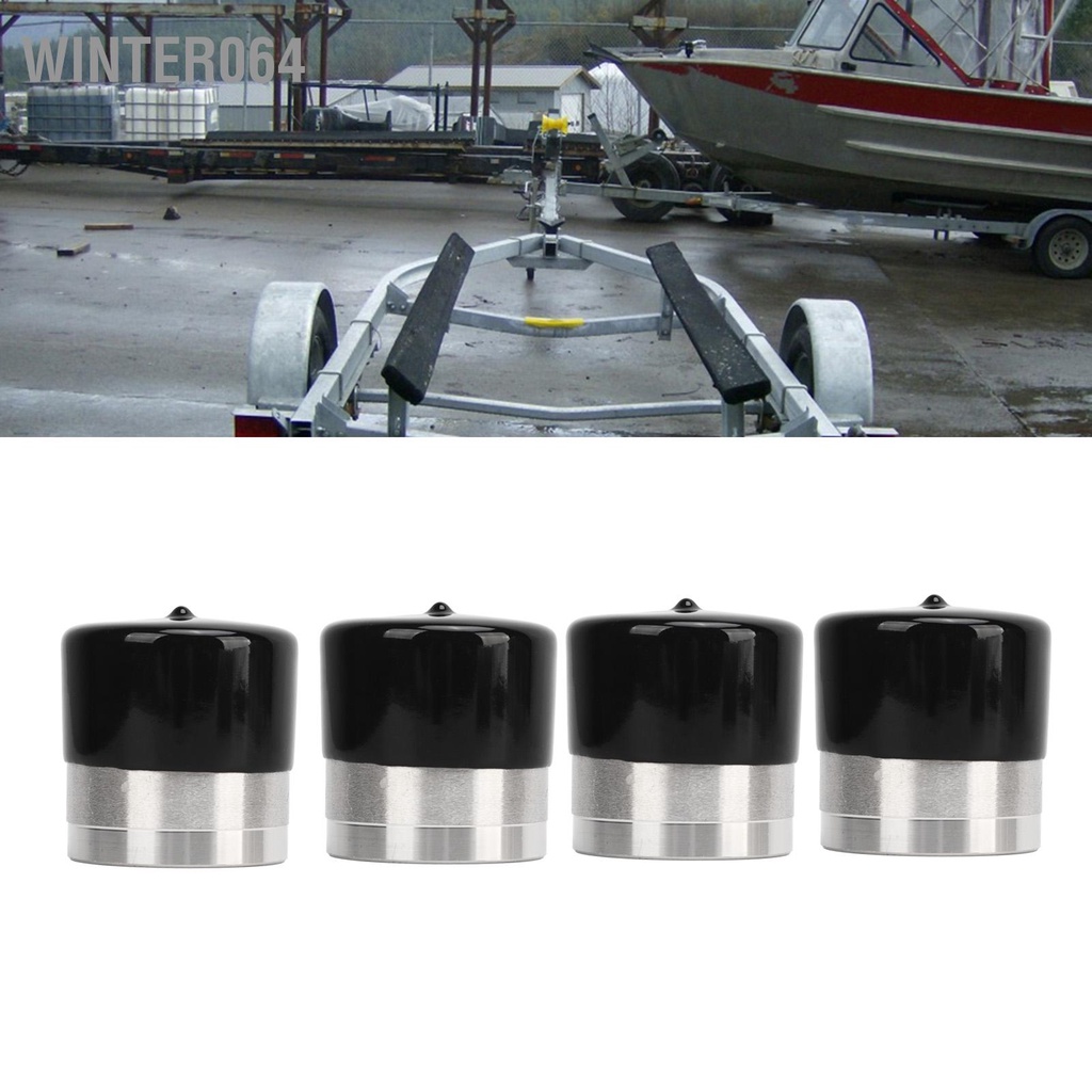 Winter064 4 Xe Kéo Trung Tâm Chịu Lực Mũ 1980 SS Bánh Bụi Bảo Vệ Cho Tàu Thuyền Du