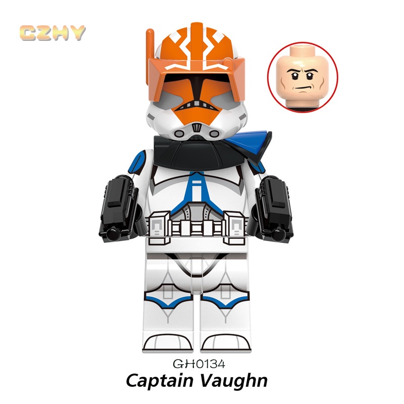 Mô Hình Đồ Chơi Nhân Vật Wilco Trooper Chỉ huy Wrecker Hunter Bly Fox Cody Captain Vaughn