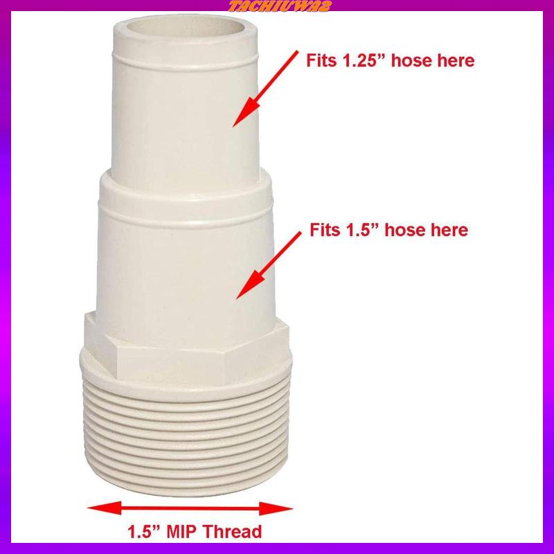 Set 2 Đầu Nối Ống Nước 1.5 inch 5 inch Thay Thế Tiện Dụng