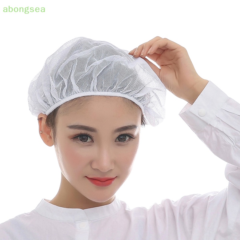 Abongsea Mũ Đầu Bếp Co Giãn Thoáng Khí Màu Đen