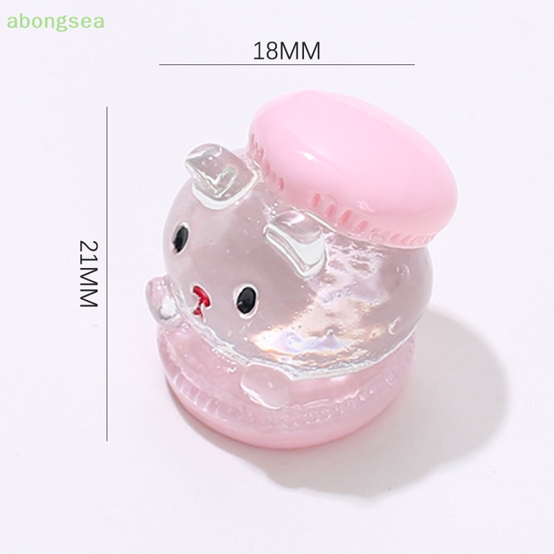 Set 2 Bánh Hamburger Hoạt Hình Bằng Nhựa Resin Trang Trí Tiểu Cảnh