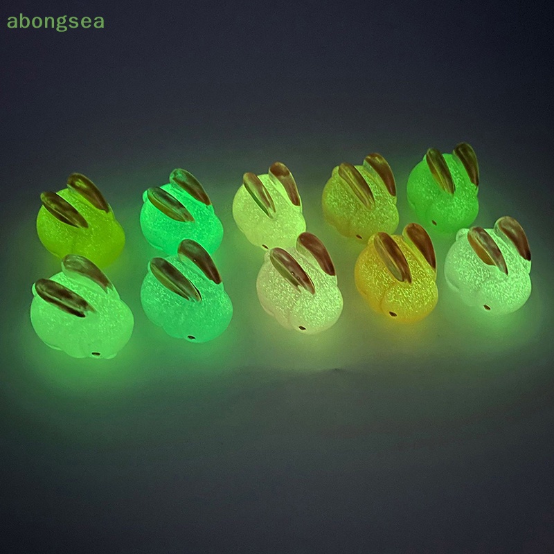 1 Tượng Thỏ Phát Quang Trang Trí Nhà Cửa