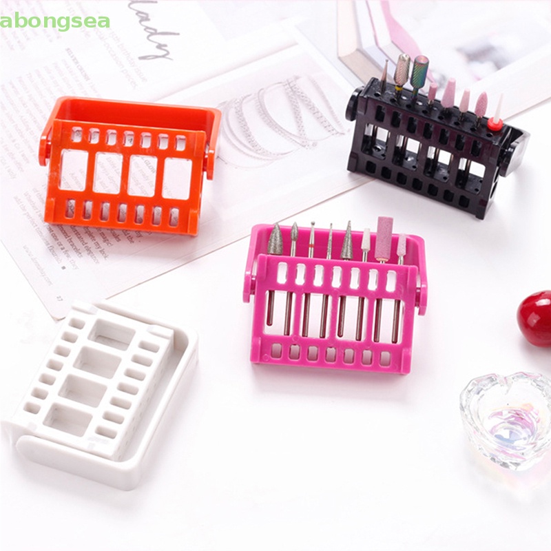 Giá Đỡ Đầu Mài Móng Tay 16 Lỗ Tiện Lợi