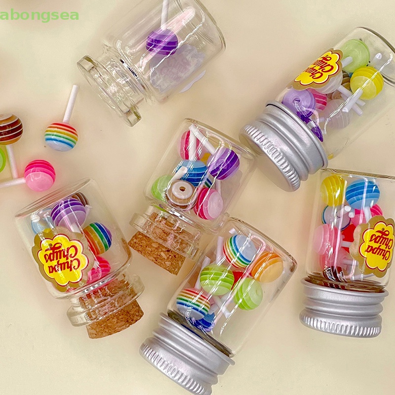 Abongsea Mô Hình Kẹo Mút Mini Trang Trí Nhà Búp Bê