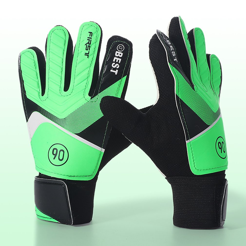 Gloves Football Goalkeeper Super Grip Palms Comfortable Practical Breathable For Boys Kids Children Youth Soccer [Q/10]