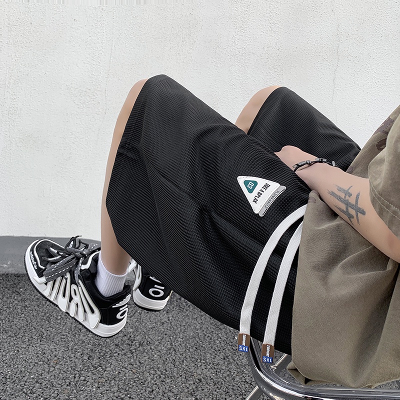 Quần Short Thể Thao Dáng Rộng Phong Cách Đường Phố Thời Trang Mùa Hè Cho Nam