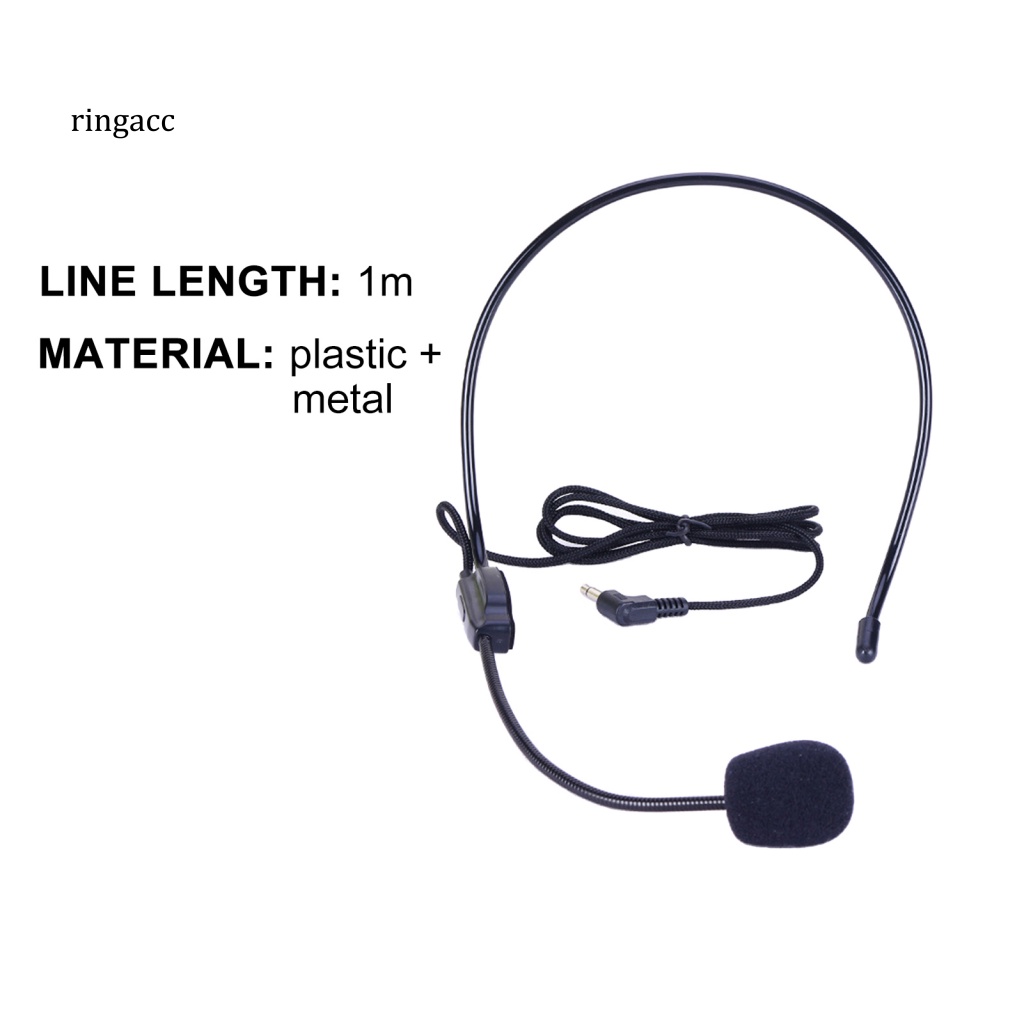 Micro Mini Gắn Đầu RGA Độ Nhạy Cao Giắc Cắm 3.5mm Thông Dụng Cho Giảng Dạy