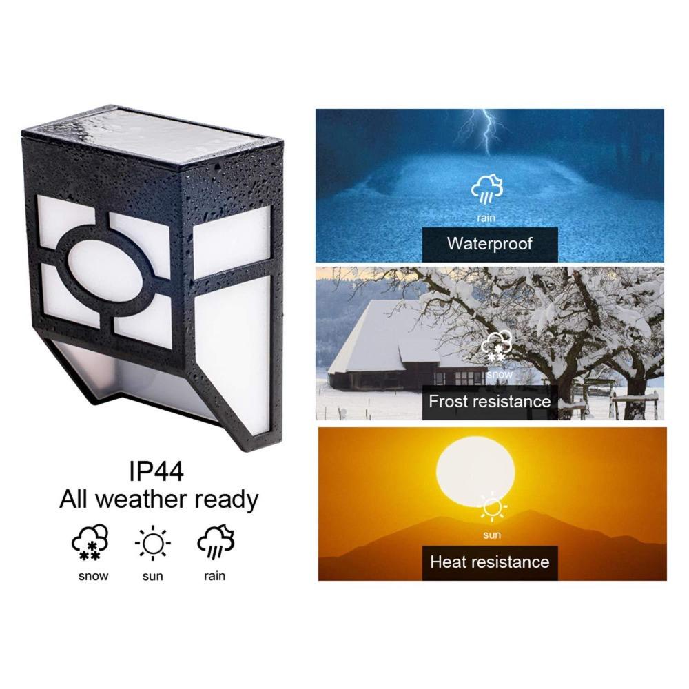 2 Đèn LED IP65 Năng Lượng Mặt Trời Chiếu Sáng Sân Vườn