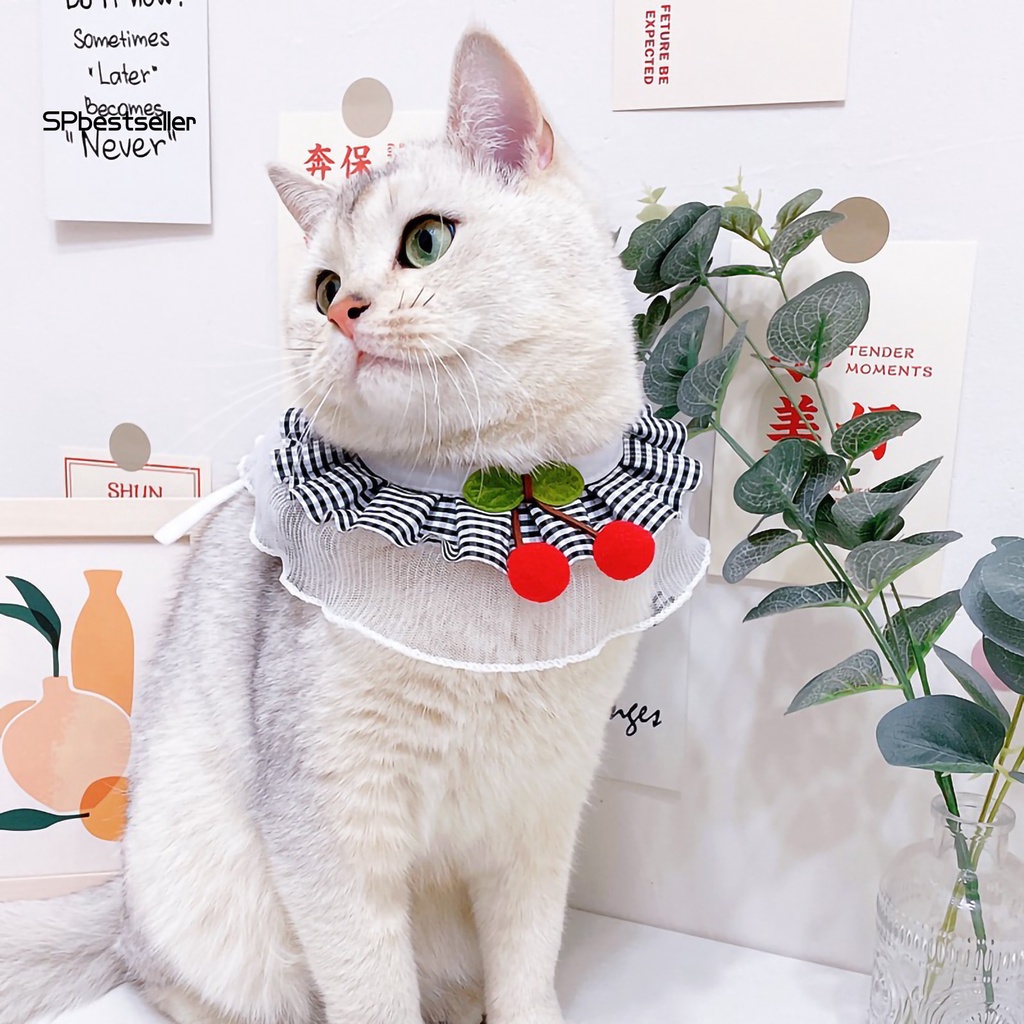 Vòng Cổ Hình Trái Cherry Cho Thú Cưng